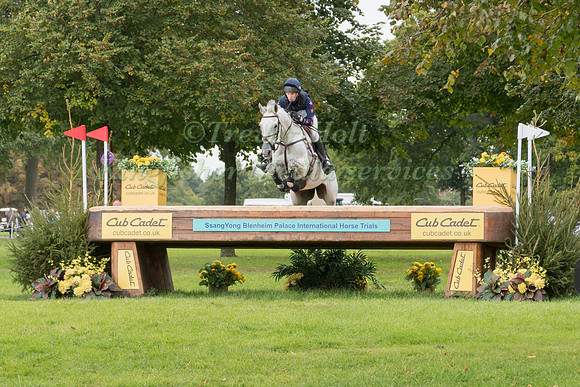GINA RUCK (GBR) REHY TOO TAKING PART IN THE ERM CIC THREE STAR CROSS COUNTRY AT THE SSANGYONG BLENHEIM PALACE INTERNATIONAL HORSE TRIALS