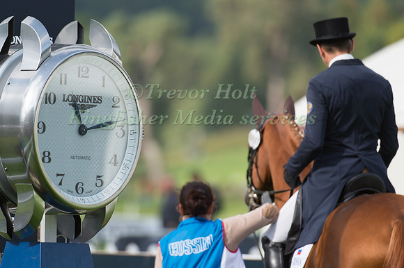Mikhail Nastenko of Russia riding Reistag