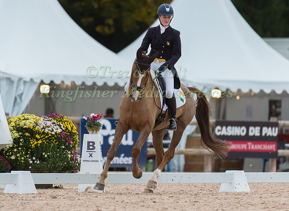 Clare Abbott of Ireland riding Euro Prince