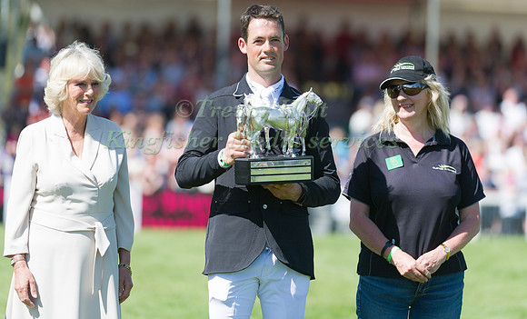 Johnathan Paget with the Duchess of Cornwall and Groom