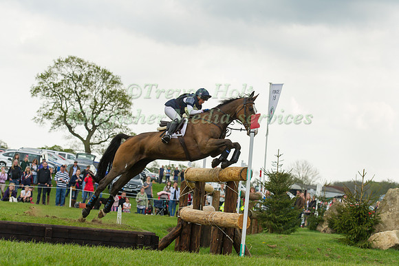 Louise Harwood of Great Britain  riding Mr Potts