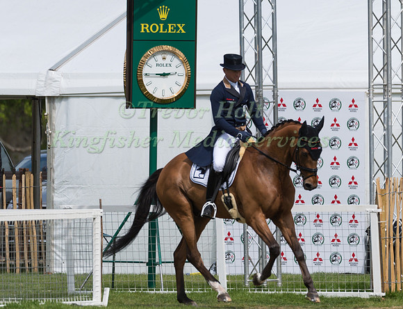 Michael Jung (GER) riding La Biosthetique Sam FBW in the Dressage phase  of  the 2017 Mitsubishi Motors  Badminton Horse Trials
