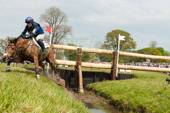 zara Tindall of Great Britain  riding High Kingdom