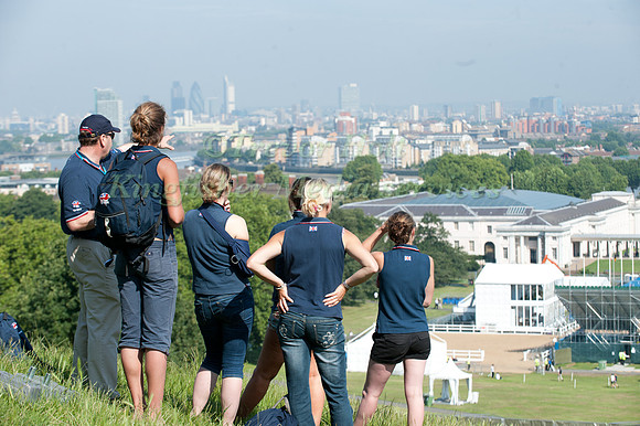 Britiish Grooms Lokking out from Greenwich