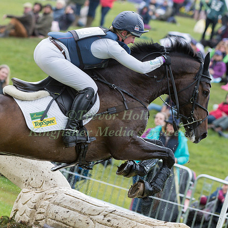NICOLA WILSON (GBR) AND JL DUBLIN TAKING PART IN  CROSS COUNTRY PHASE OF THE EQUI-TREK CCI-S4* COMPETITION AT THE 2019  EQUI-TREK BRAMHAM INTERNATIONAL HORSE TRIALS.