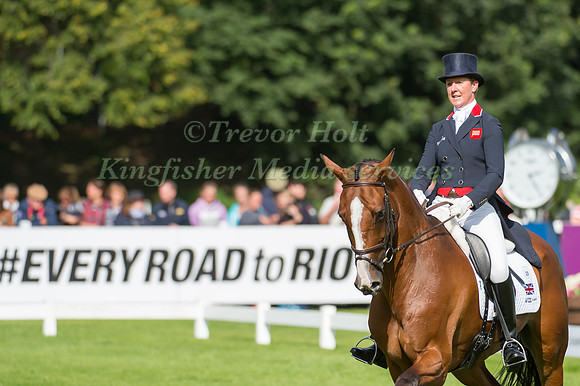 Nicola Wilson of Great Britain riding One Two Many
