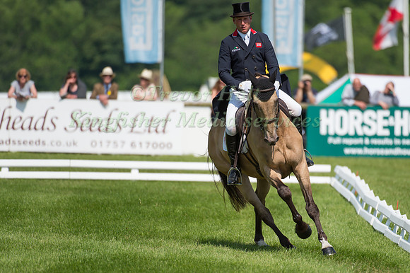 Oliver Townend (GBR) riding Sandiman II
