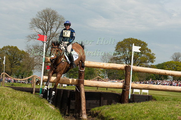 Zara Tindall of Great Britain  riding High Kingdom