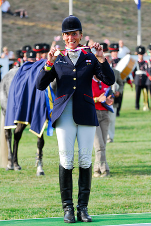 Mary King Celebrates Team Gold and Individual Silver