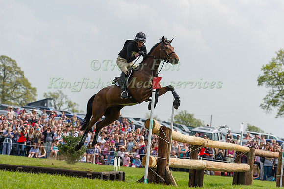 Mark Todd of New Zealand riding Leonidas II