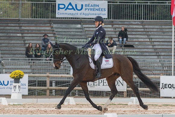 YASMIN INGHAM (GBR) AND NIGHT LINE TAKING PART IN THE DRESSAGE P