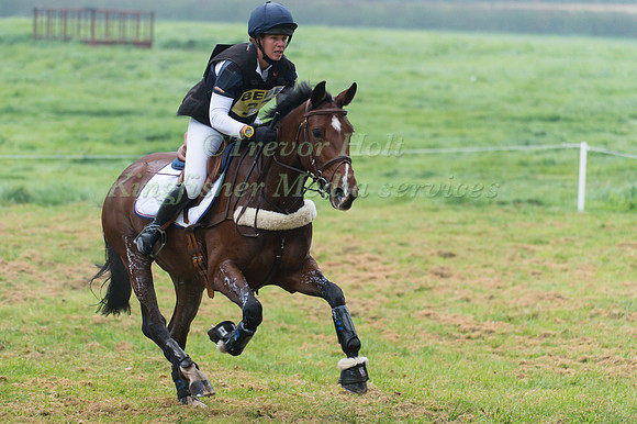 Stephanie D'Andrimont of Belgium riding  CREEVAGH MISS FERRO