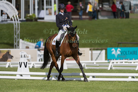 LAUREN  KIEFFER (USA) AND D A DURAS TAKING PART IN THE DRESSAGE PHASE OF THE  CCI THREE STAR COMPETITION AT THE 2017 EQUI-TREK BRAMHAM INTERNATIONAL HORSE TRIALS