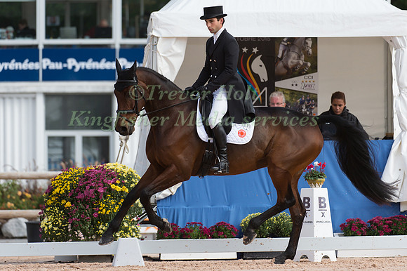 Nicolas Astier of France riding Piaf De B'Neville