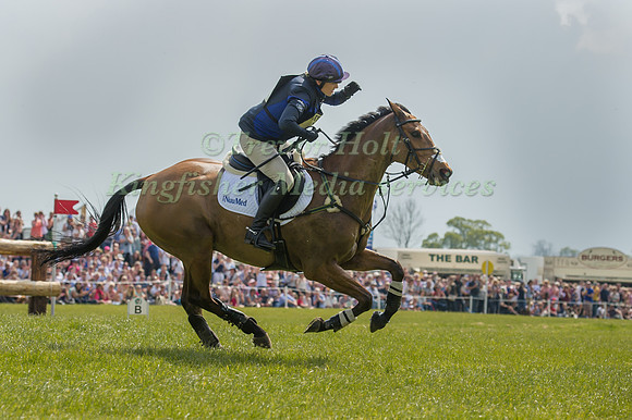 zara Tindall of Great Britain  riding High Kingdom