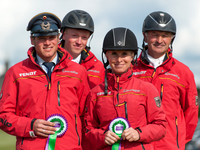 The German Team at the Nations Cup Presentation