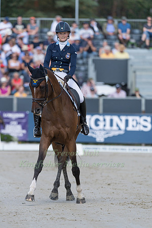 Malin Josefsson (SWE) and Golden Midnight