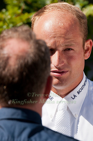 Michael Jung being Interviewed
