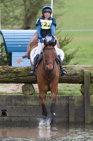 Louise Harwood riding Whitson