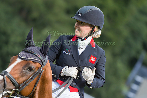 Holly Woodhead of Great Britain riding DHI Lupison