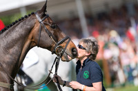 ALBIE GETS A KISS FROM GROOM SARAH CHARNLEY