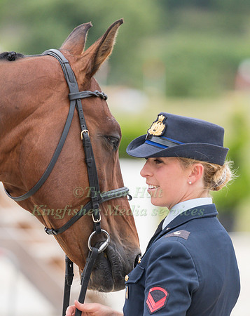 VITTORIA PANIZZON (ITA) AND CHEQUERS PLAY THE GAME