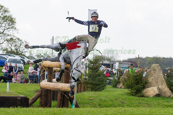 Boyd Martin of the United States of America riding Cracker Jack