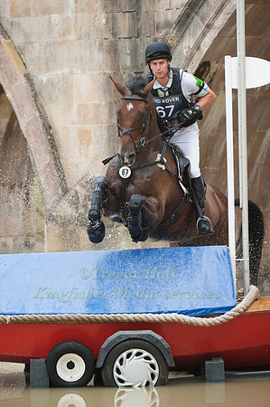 Tom D Crisp (GBR) riding Coolys Luxury competing in the Cross Country Phase