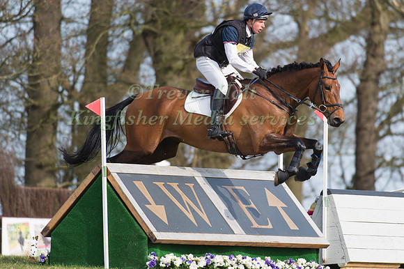 Harry Dzenis  riding Dourough Explorer