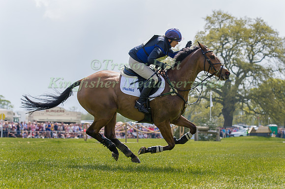 zara Tindall of Great Britain  riding High Kingdom