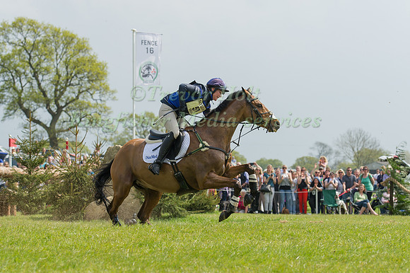 zara Tindall of Great Britain  riding High Kingdom