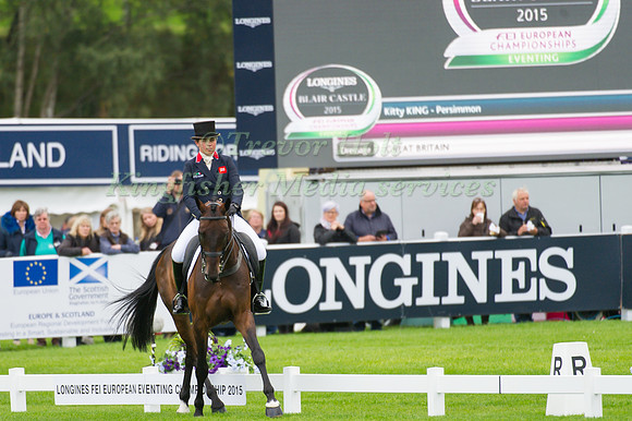 Kitty King of Great Britain riding Persimmon