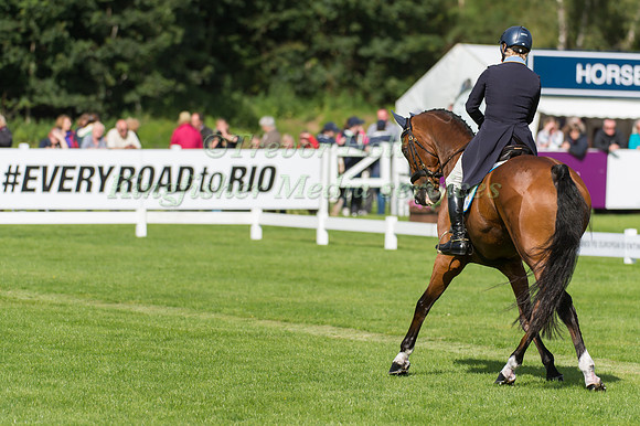 Anna Nilsson of Sweden riding Luron