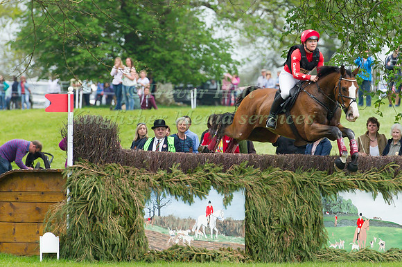 Hanne Wind Ramsgaard of Denmark riding Vestervangs Arami