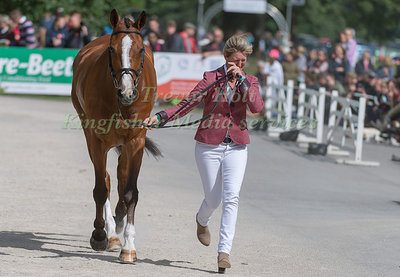 NICOLA WILSON (GBR) AND ONE TWO MANY AT THE EQUI-TREK CCI *** FINAL HORSE INSPECTION OF THE 2017 BRAMHAM INTERNATIONAL HORSE TRIALS