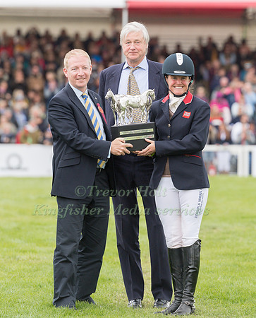 Piggy French Winnerof the Mitsubishi Motors Badminton Horse Trials