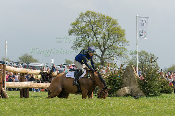Zara Tindall of Great Britain  riding High Kingdom