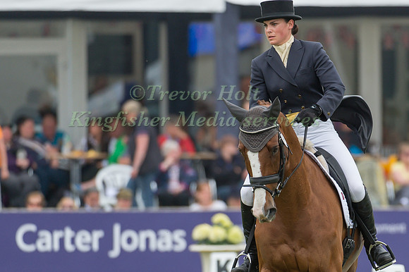 Lucienne Elms (GBR) riding Mistralou