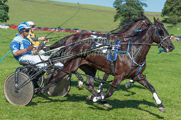 Harness racing at Helifield , Yorkshire