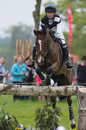Jeanette Brakewell of Great Britain  riding Lets Dance