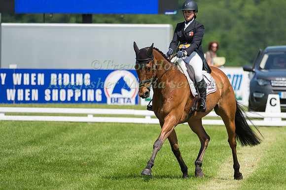 Jasmin  Gambirasio (SUI) riding Thats It II