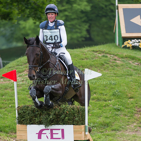 Nicola  Wilson (GBR) riding  Annie Clover