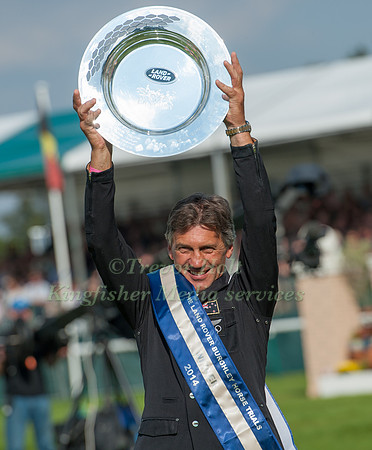 Andrew Nicholson Burghley Winner with Trophey