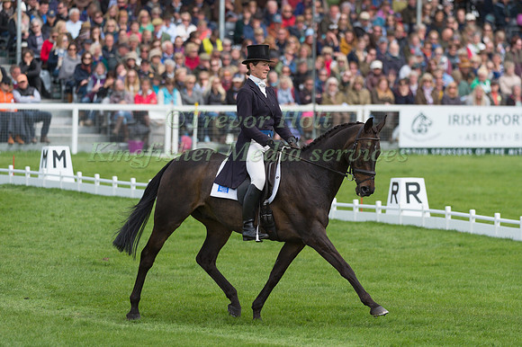 Beanie Sturgis (GBR) riding Lebowski in the Dressage phase  of  the 2017 Mitsubishi Motors  Badminton Horse Trials