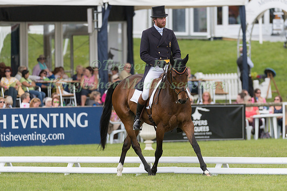 HUGO  LASCHET (BEL) AND OMEGA DE GRAVELOTTE TAKING PART IN THE DRESSAGE PHASE OF THE  CCI THREE STAR COMPETITION AT THE 2017 EQUI-TREK BRAMHAM INTERNATIONAL HORSE TRIALS