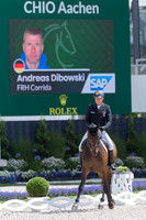 ANDREAS DIBOWSKI (GER) AND  FRH CORRIDA
