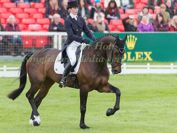 Rose Carnegie (GBR) riding Landine