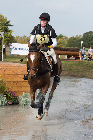 Anna-Maria Rieke of Germany riding Petite Dame