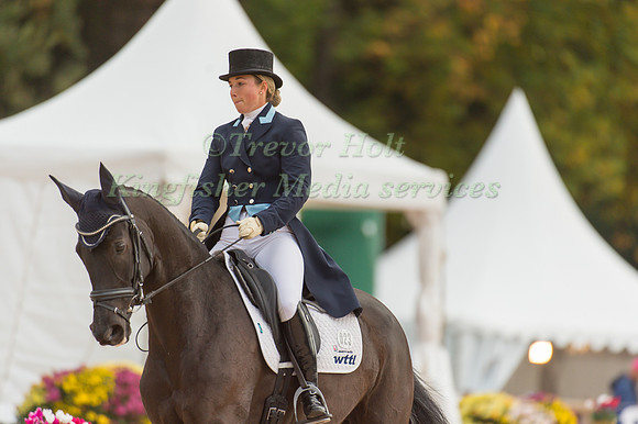 Kirsty Johnston of Great Britain riding Opposition Detective