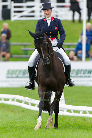 Zara Phillips and Black Tuxedo